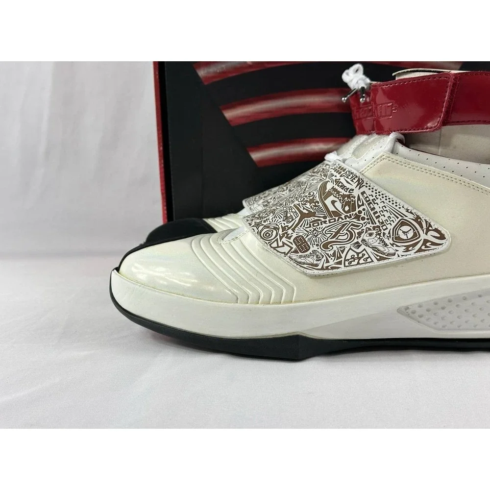 Nike Air Jordan 20 OG 'White Varsity Red' 2005 Men's 310455-161 Size 12
